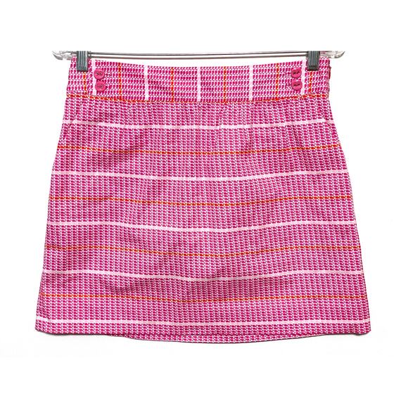 Vineyard Vines Mini Skirt Womens 0 Whale All Over Print Pink Rhododendron Preppy - Picture 1 of 7